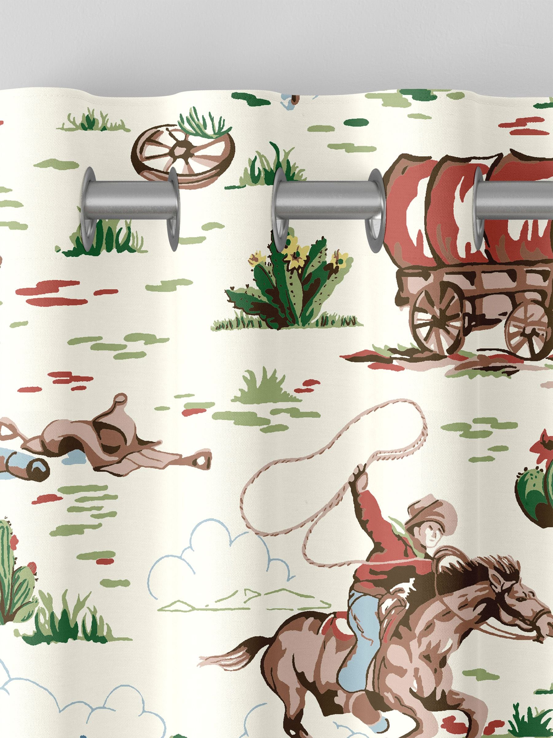 Cath Kidston cowboy made to measure cotton curtains, UK version