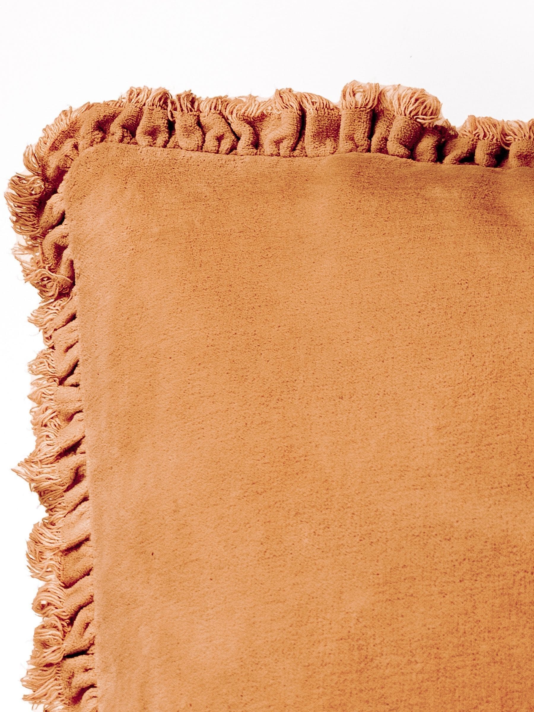 Yard Rust Orange Bertie Washed Cotton Velvet Cushion