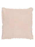 Yard Natural Beige Bertie Washed Cotton Velvet Cushion