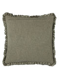 Yard Bertie washed cotton velvet cushion - British product