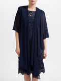 Gina Bacconi black chiffon shawl, imported from the UK