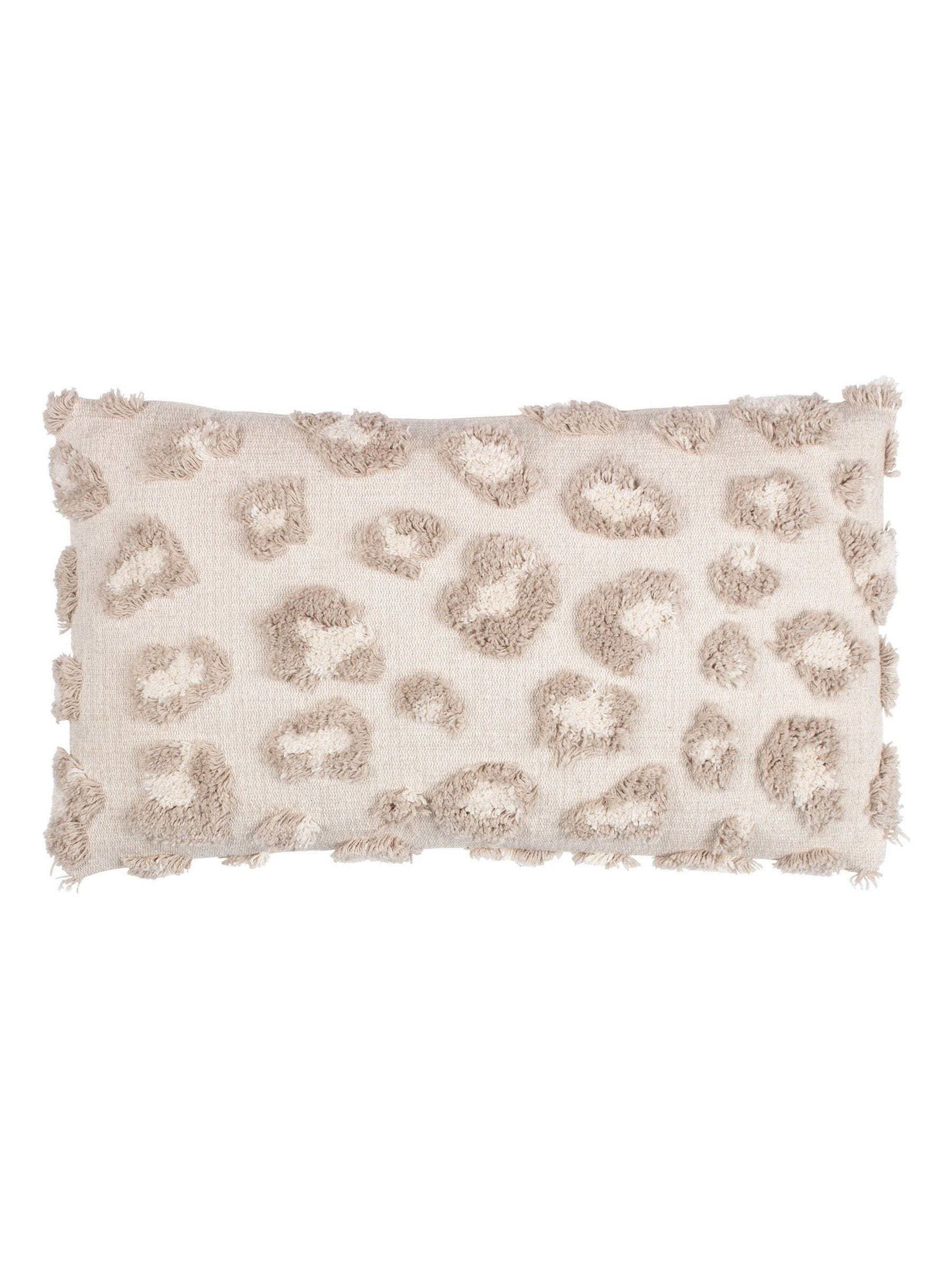 Furn Maeve Kissen aus Baumwolle mit tonaler Leopardenmusterung - britisches Produkt