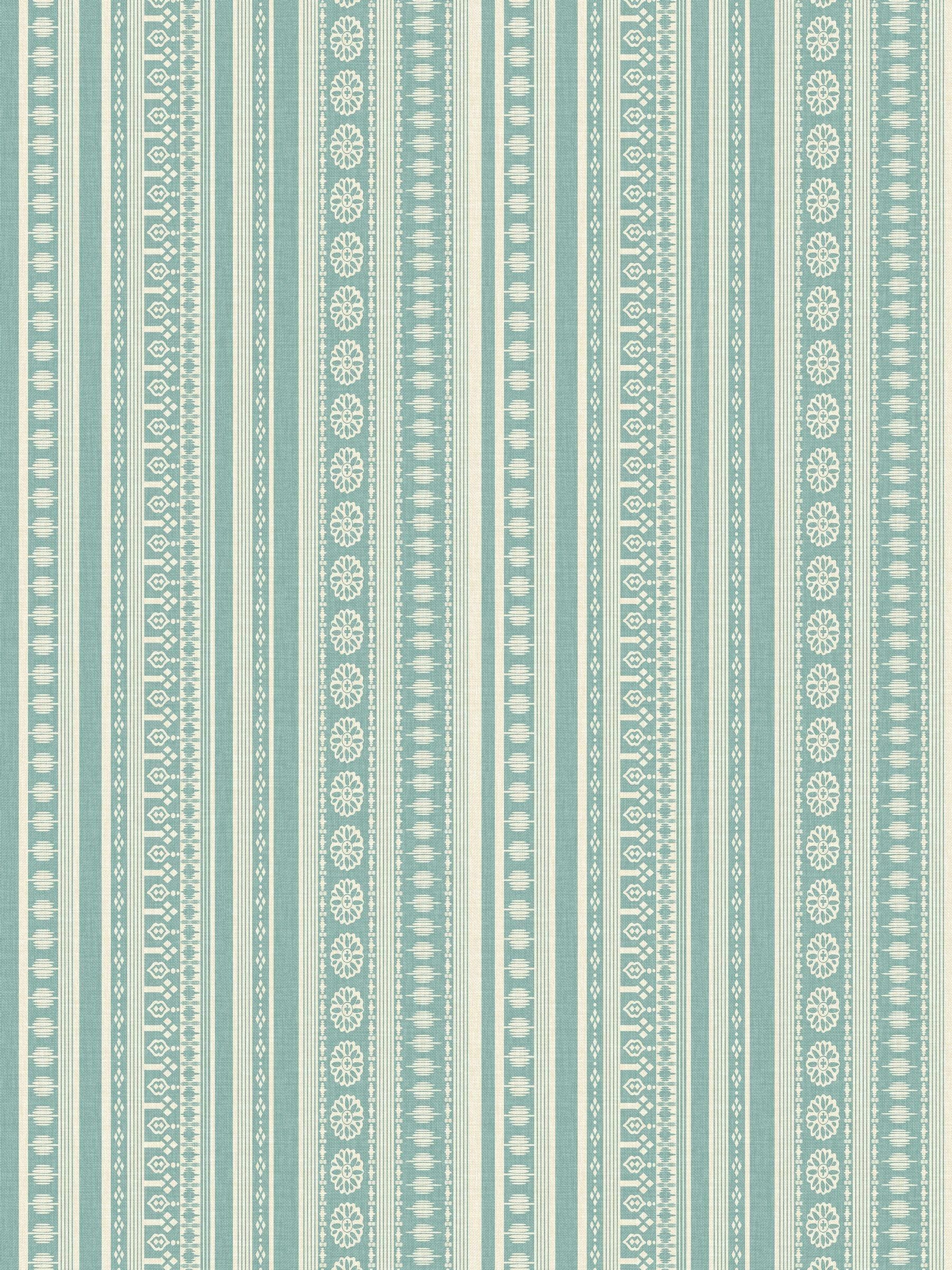 Joules wallpaper sample duck egg blue stripe A4, imported from the UK