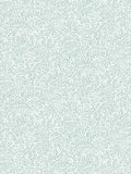 Joules Willow Leaf wallpaper sample duck egg blue, UK version