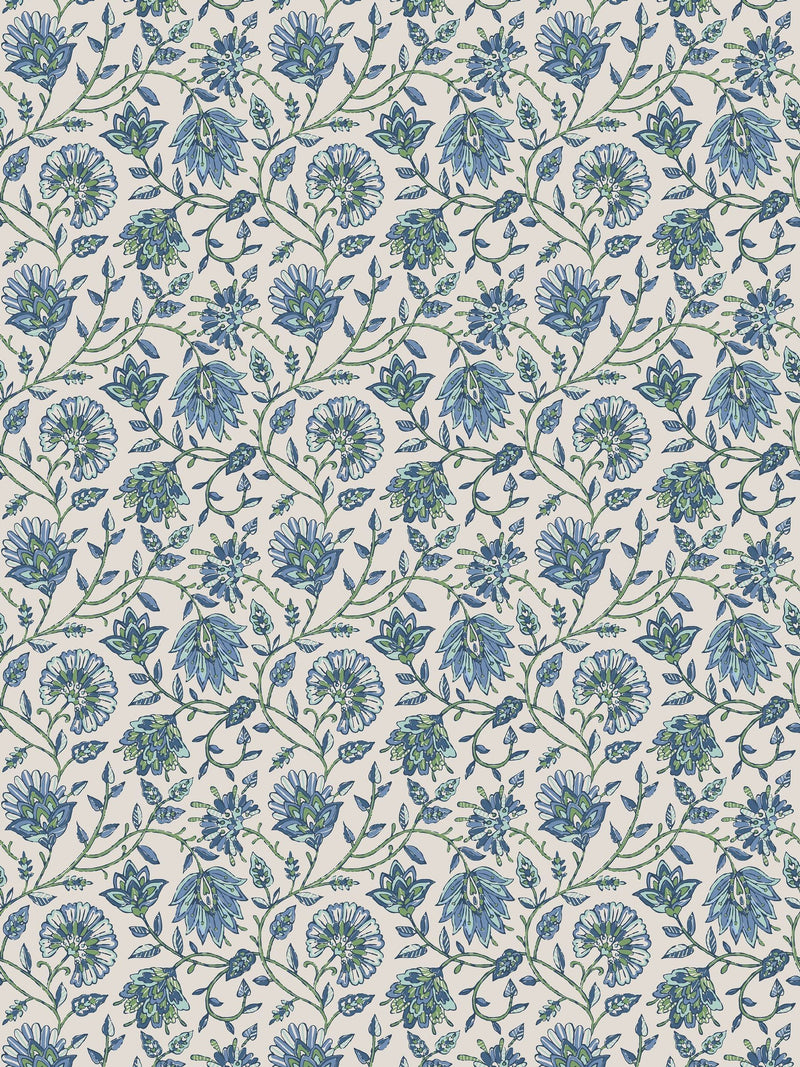 Joules Trailing Indienne floral wallpaper sample A4 - British product