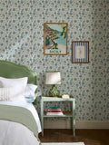 Joules Trailing Indienne floral wallpaper sample A4 - British product