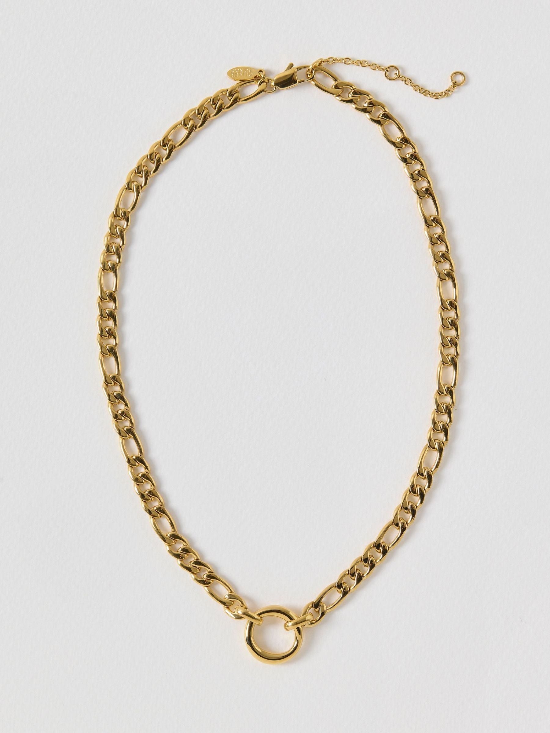 Oliver Bonas gold chunky ring necklace, imported from the UK