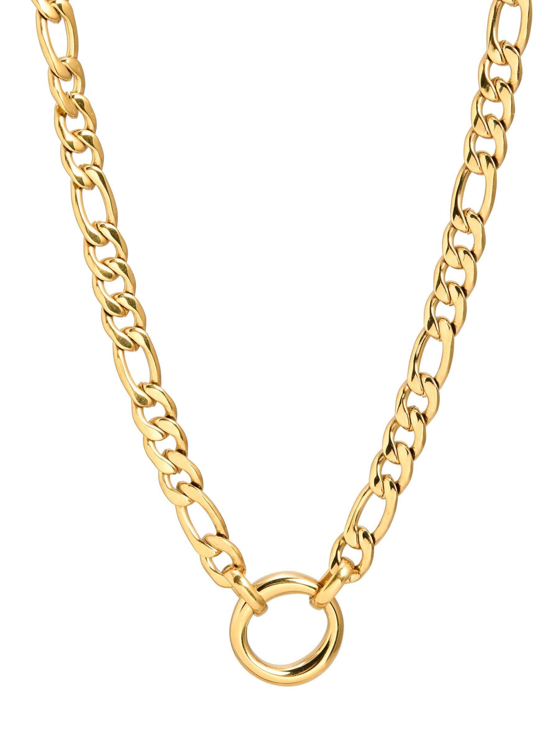 Oliver Bonas gold chunky ring necklace, imported from the UK