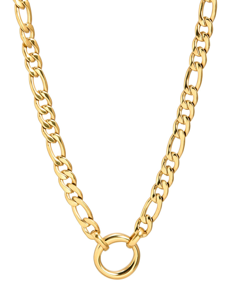 Oliver Bonas gold chunky ring necklace, imported from the UK