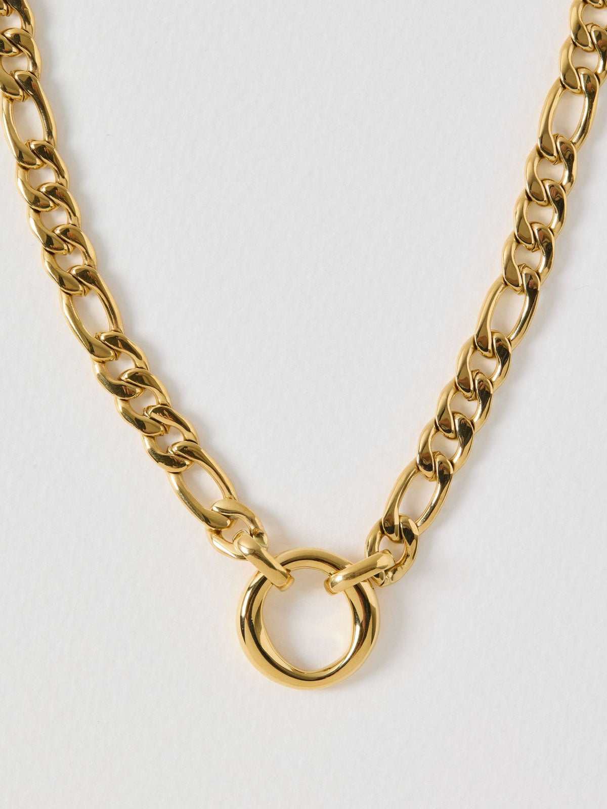 Oliver Bonas gold chunky ring necklace, imported from the UK