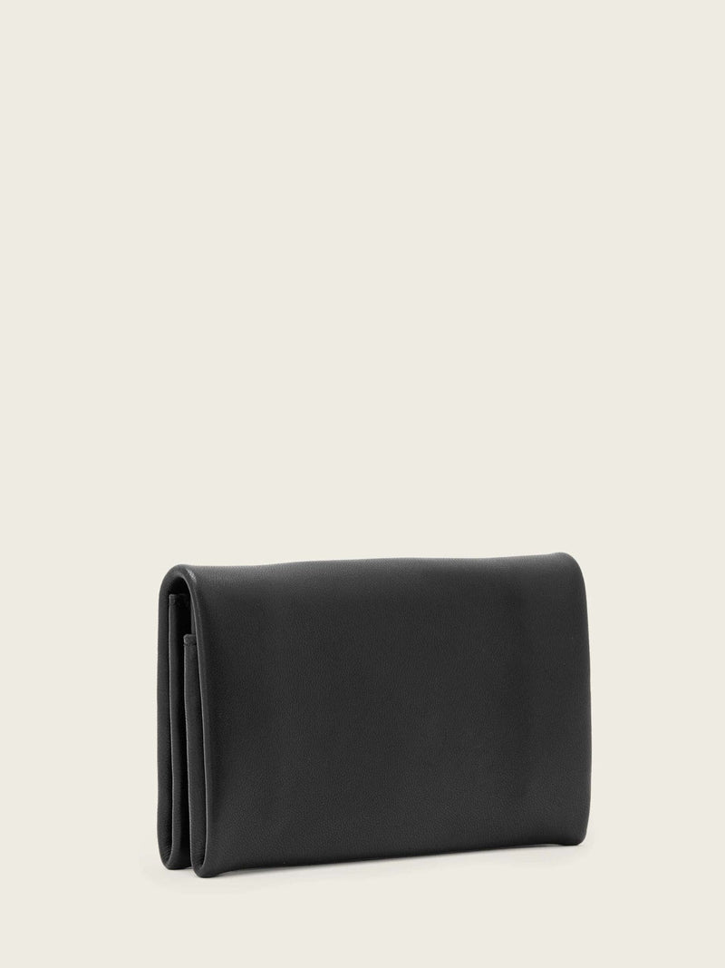 AllSaints Black Ground Harluna leather wallet - British product