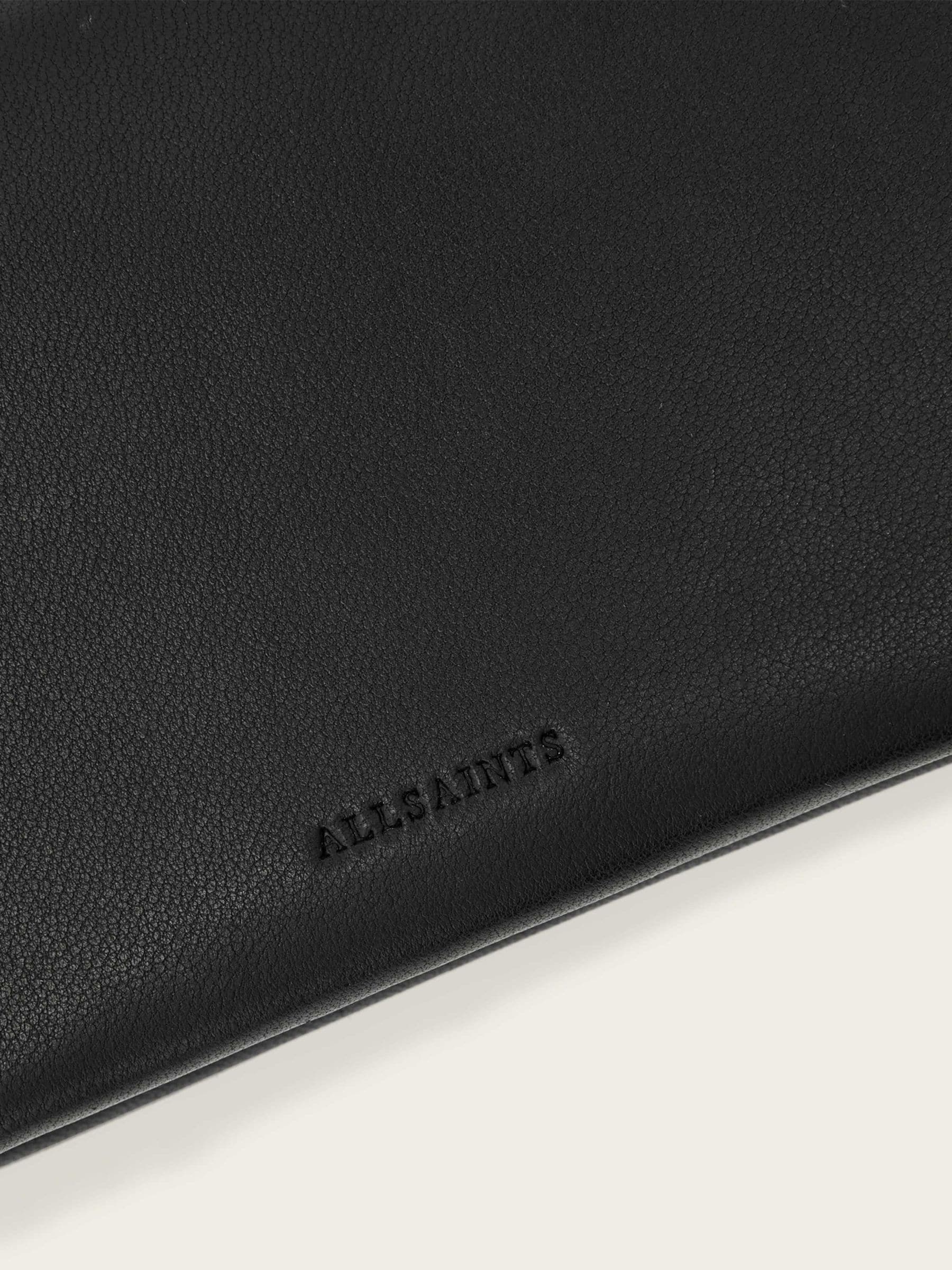 AllSaints Black Ground Harluna leather wallet - British product
