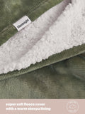 Silentnight Green Giant Snugsie blanket - British product