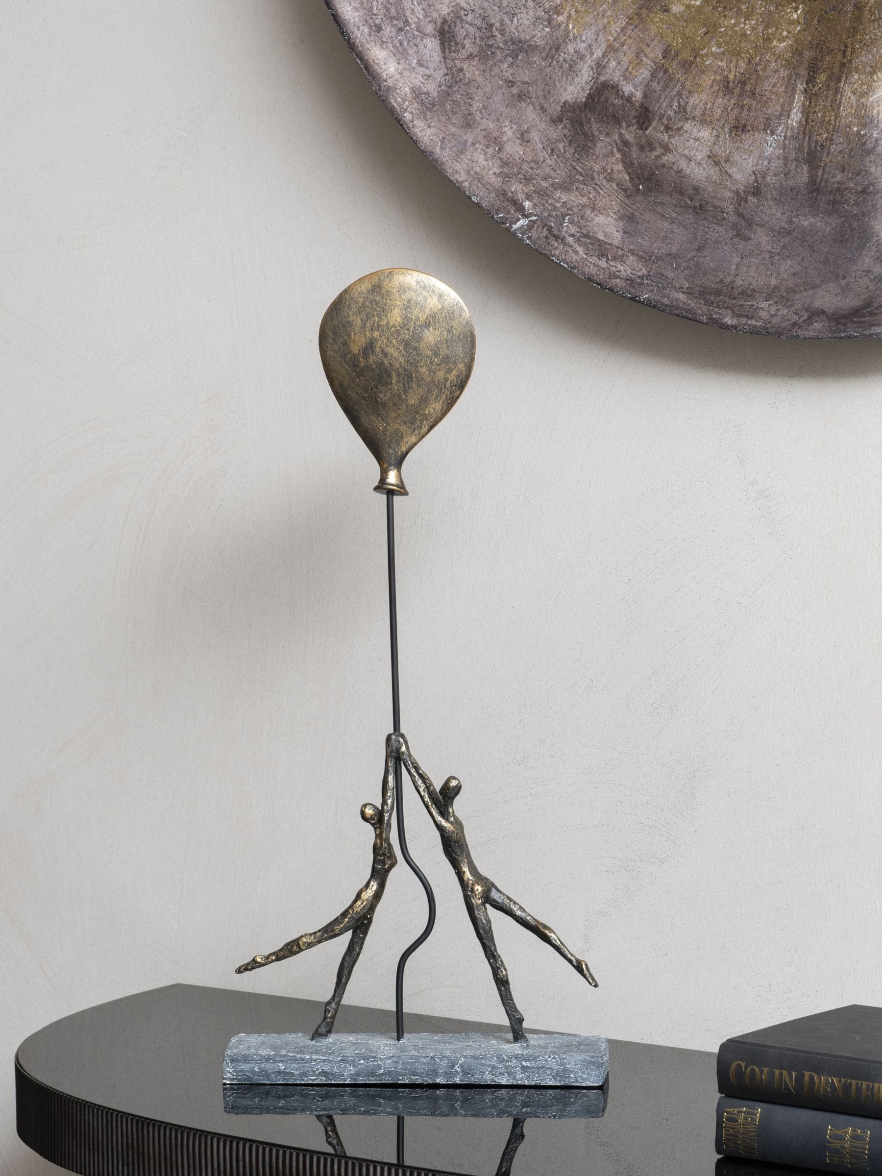 Libra Interiors bronze romantic sculpture 55.5cm, UK version