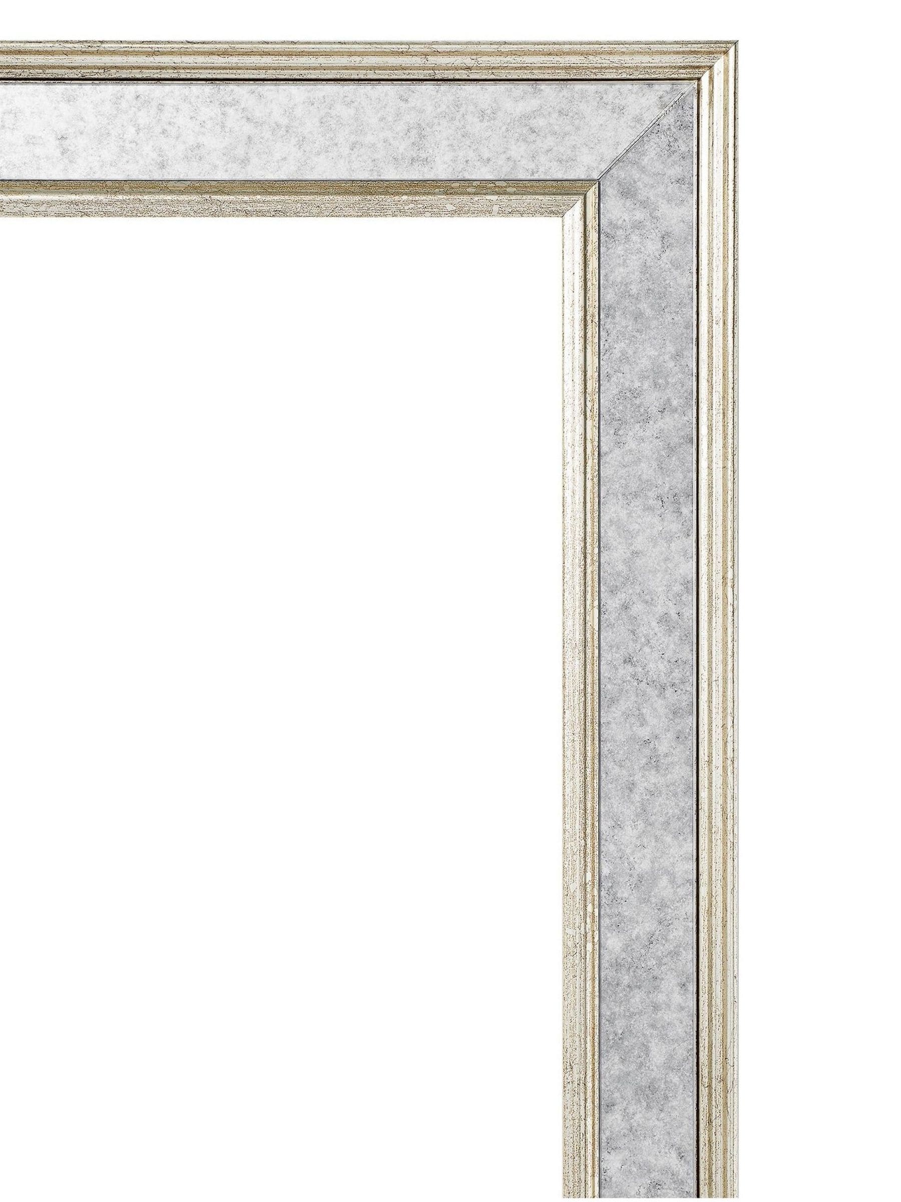 Brookpace Lascelles cockatoo print antique mirrored frame 60x50cm, imported from the UK