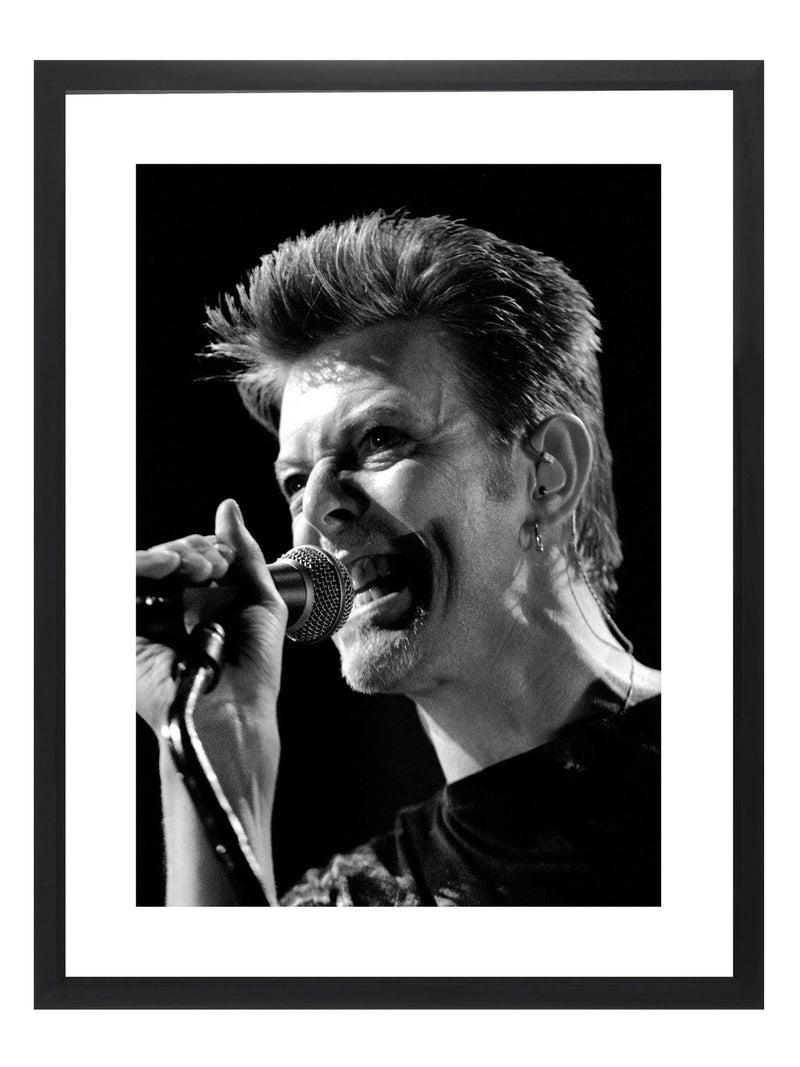 Brookpace Lascelles black David Bowie framed wall art 56x46cm - British product
