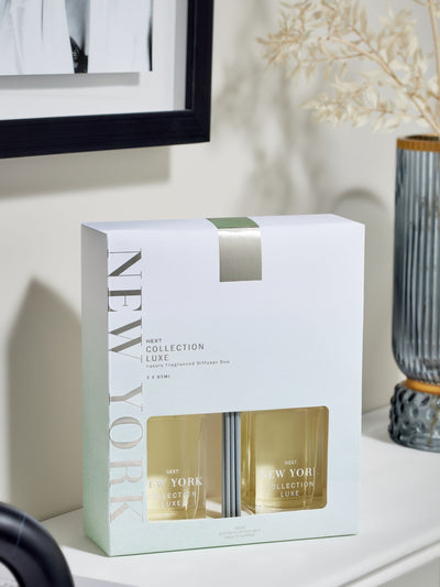 Collection Luxe New York Jasmine & Appelsinblomst Reed Diffuser Sett med 2