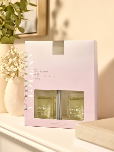 Next Collection Luxe Antigua Mango and Papaya Reed Diffuser Gift Set- Buy online at McGrocer