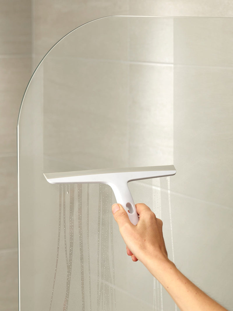 Joseph Joseph Grey shower squeegee with storage holder, UK version