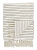 Catherine Lansfield Natural Stab Stitch Throw 150x125cm (British brand)
