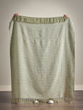Catherine Lansfield Green Stab Stitch Throw