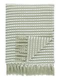 Catherine Lansfield Green Stab Stitch Throw