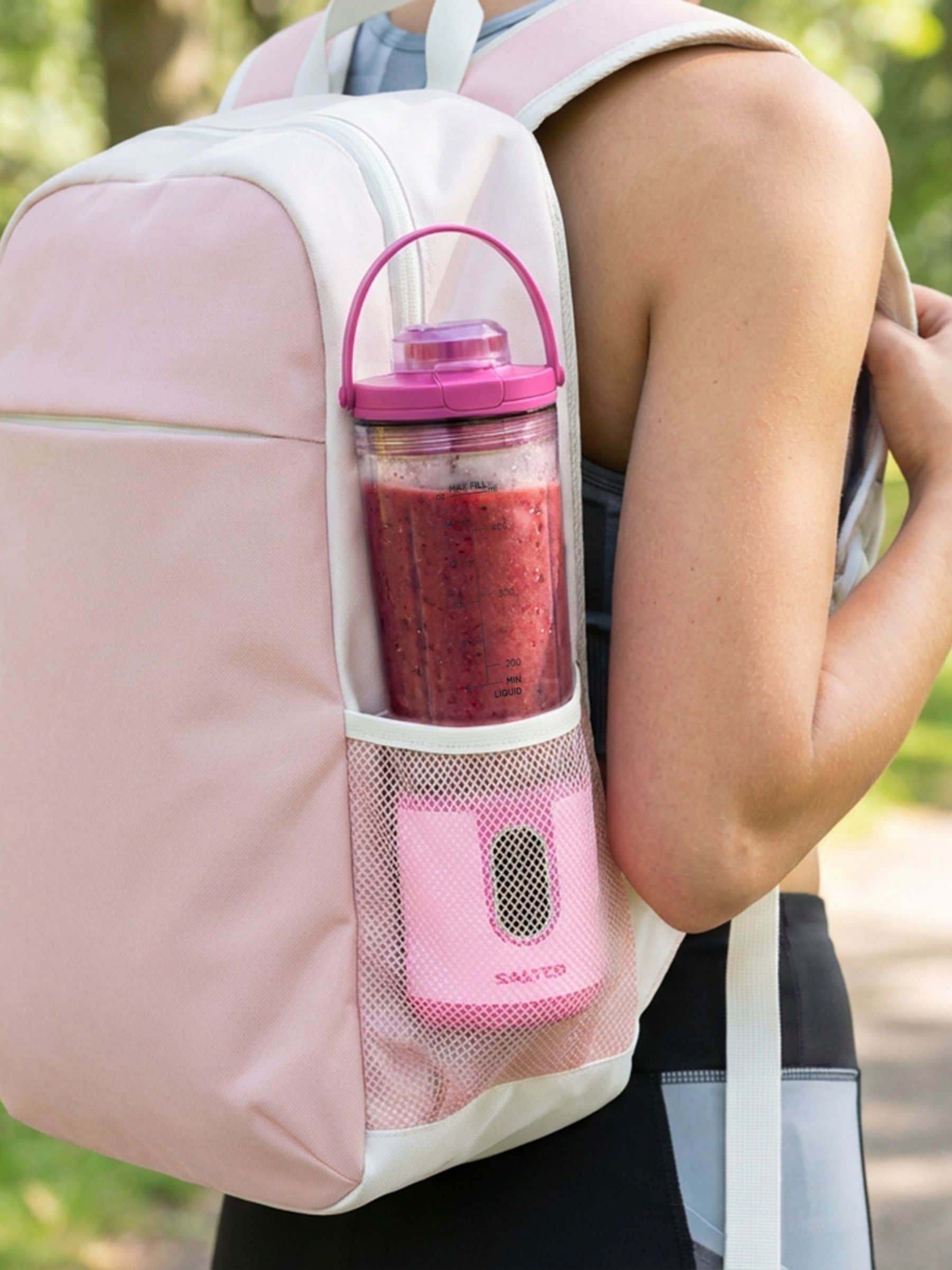 Salter Pink Actiboost portable blender 450ml (British brand)