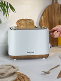 Salter White Toronto 2-Slice Toaster (British brand)