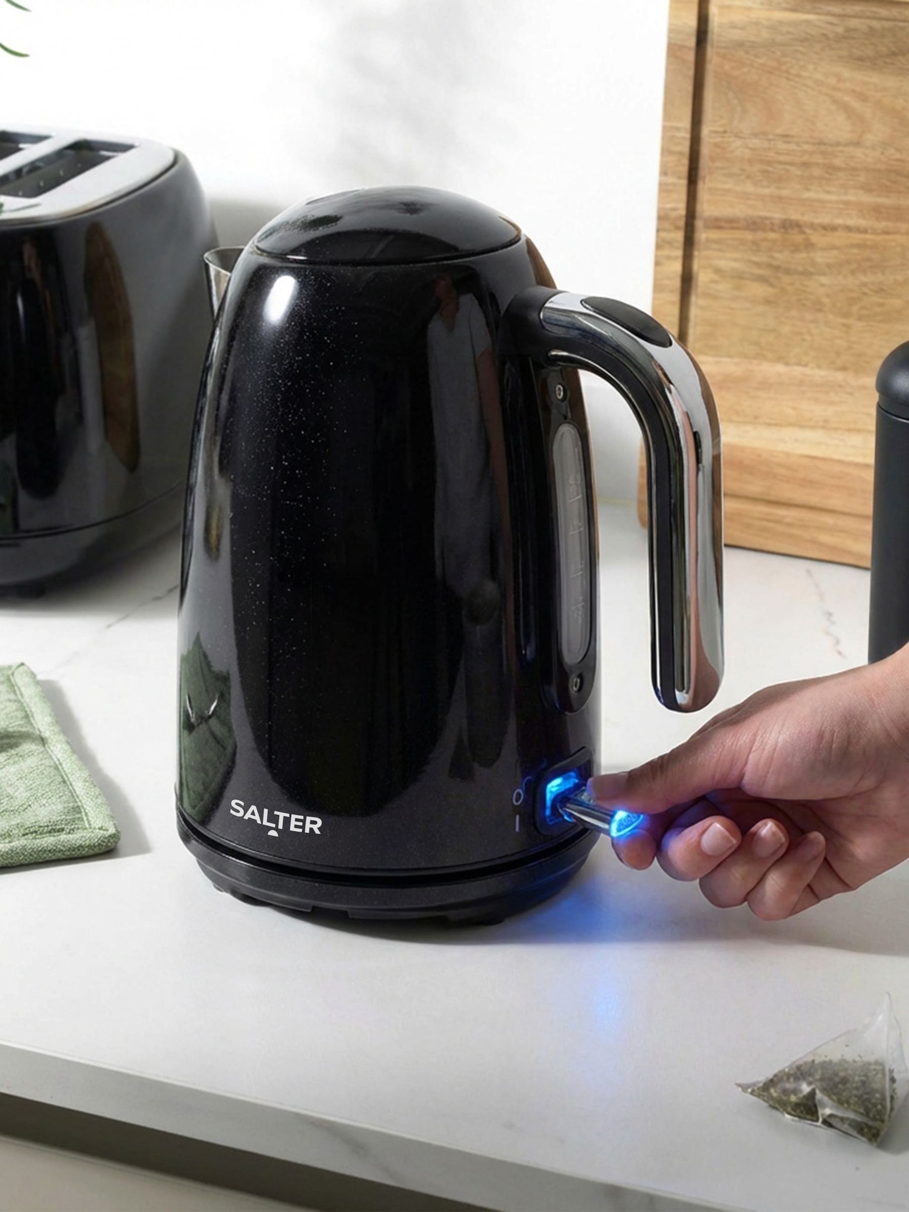 Salter Black Boston Kettle 1 litre (British brand)