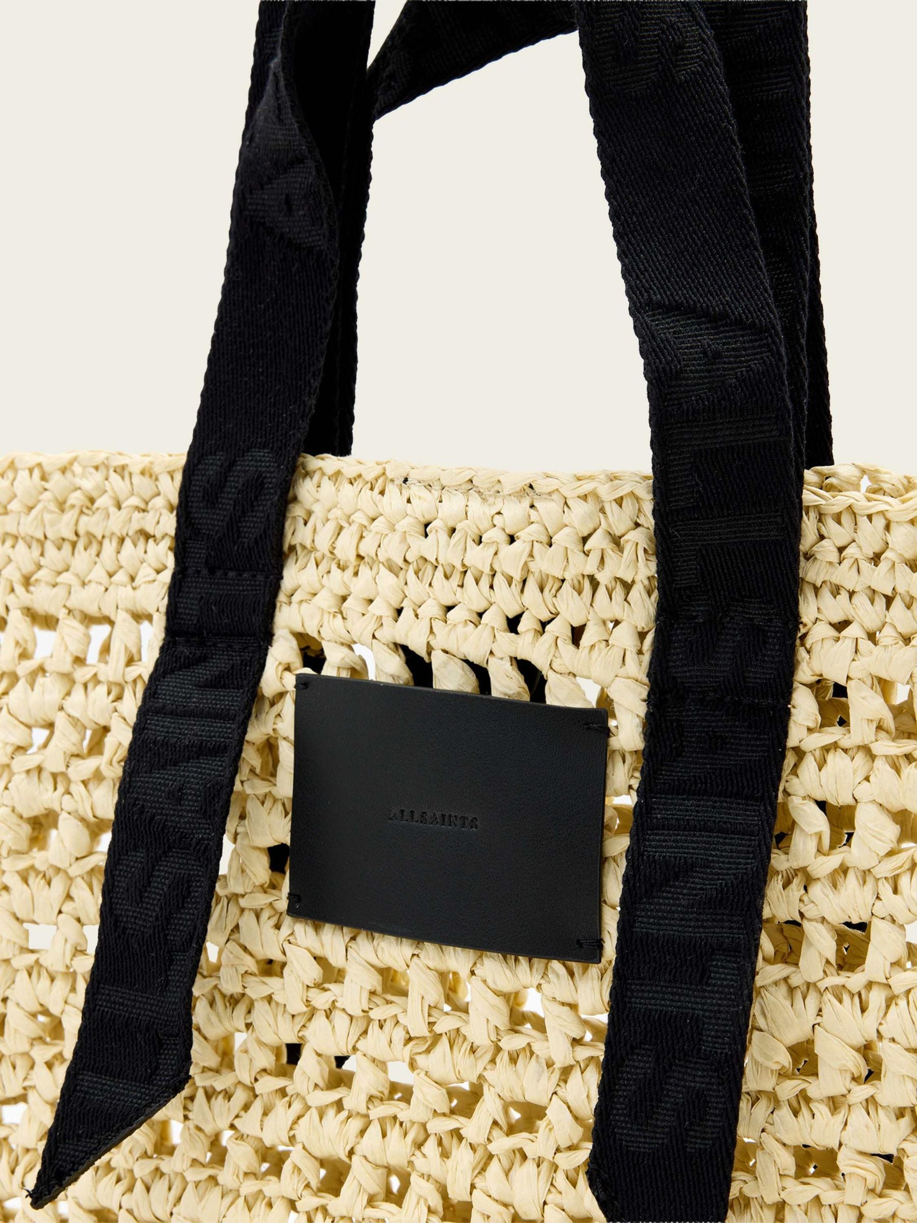 AllSaints Green Celayne paper mesh bag, UK version