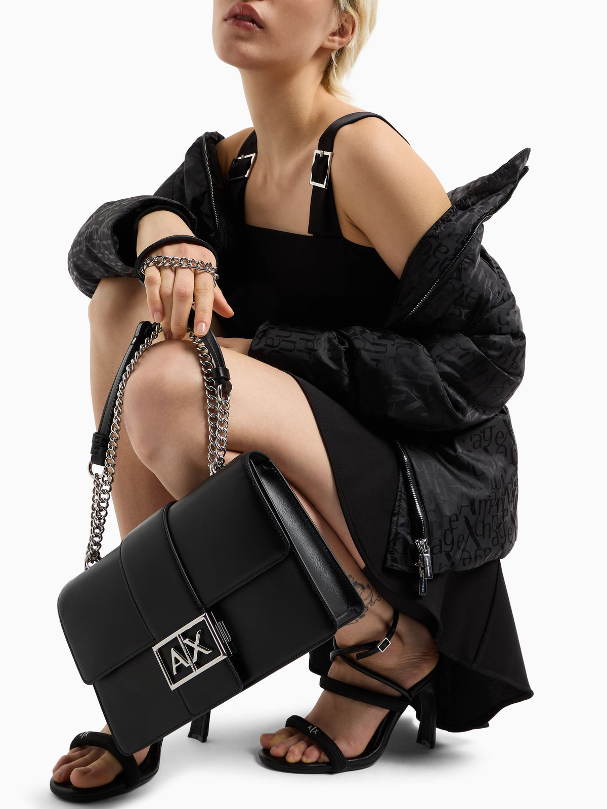 Armani Exchange messenger bag black (British brand)