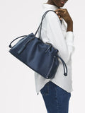 Radley Navy Blue The Roxburgh Large Drawstring Shoulder Bag