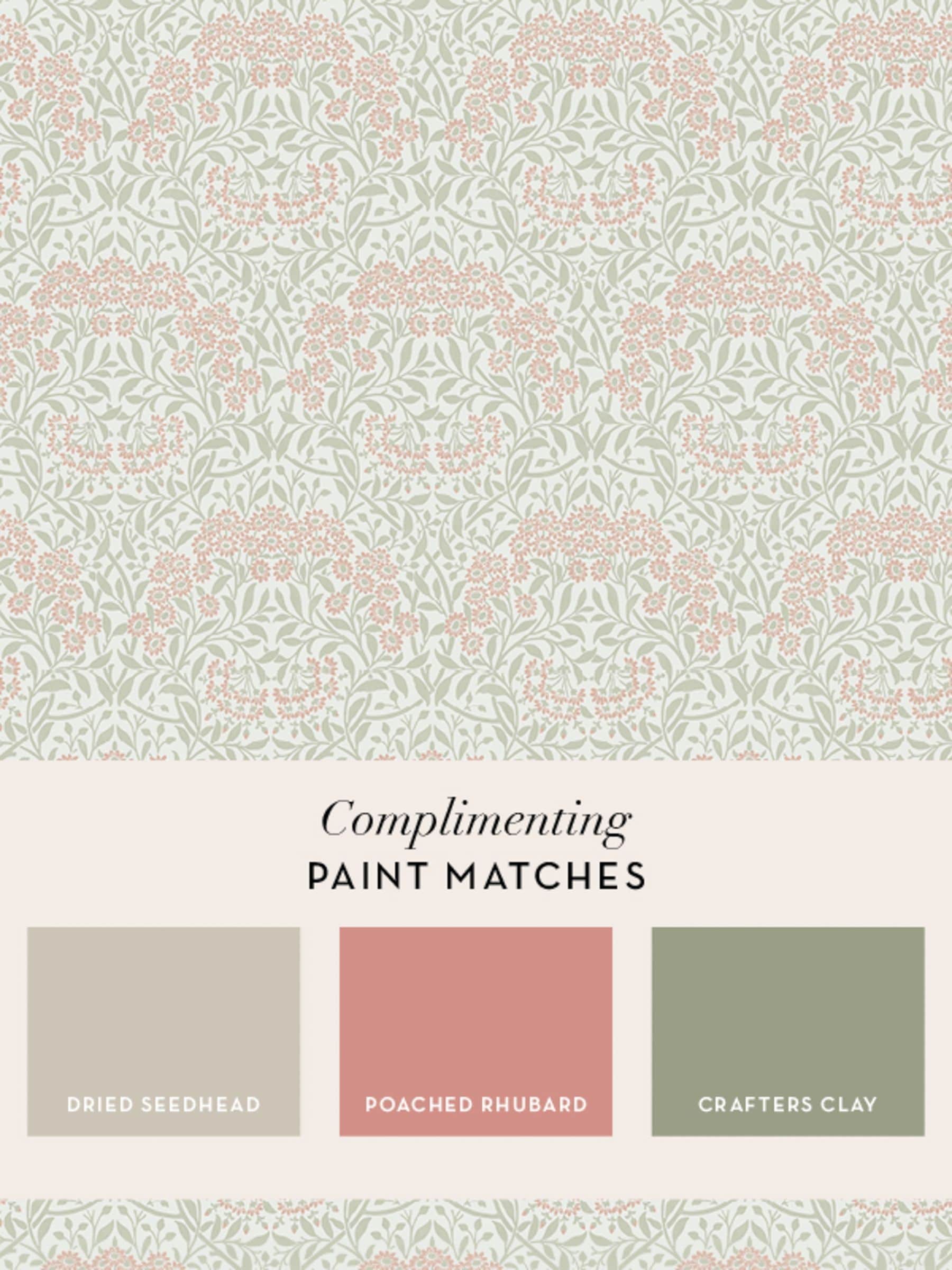 William Morris At Home Michaelmas Daisy wallpaper sample A4 - British product