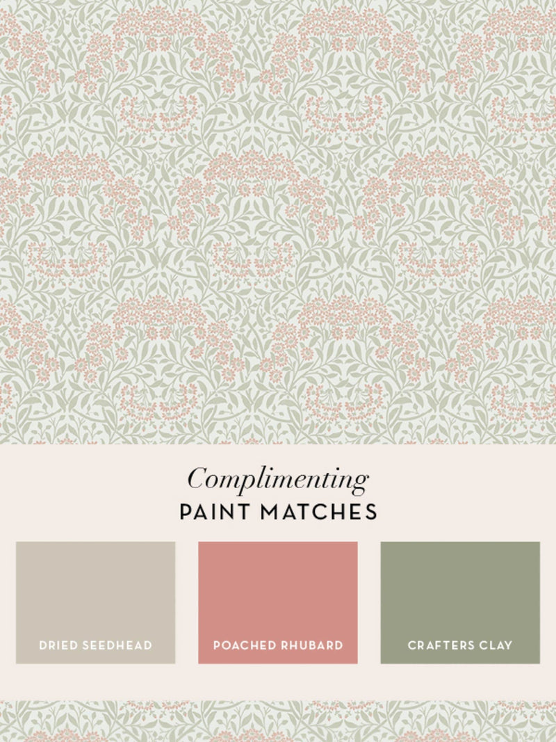 William Morris At Home Michaelmas Daisy wallpaper sample A4 - British product