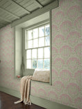 William Morris At Home Peony and Sage Michaelmas Daisy A4 Wallpaper Sample