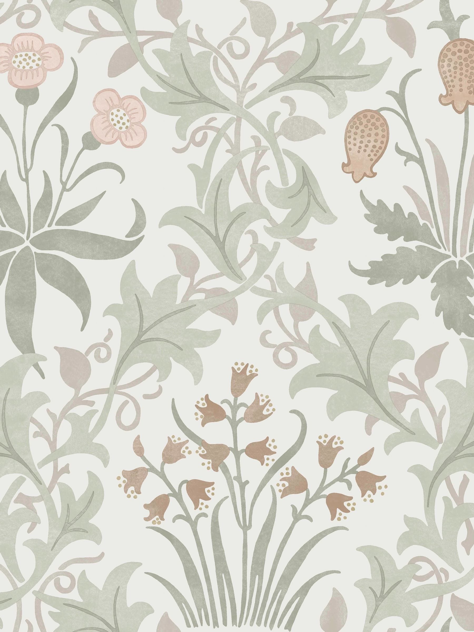William Morris Celandine A4 wallpaper sample (British brand)