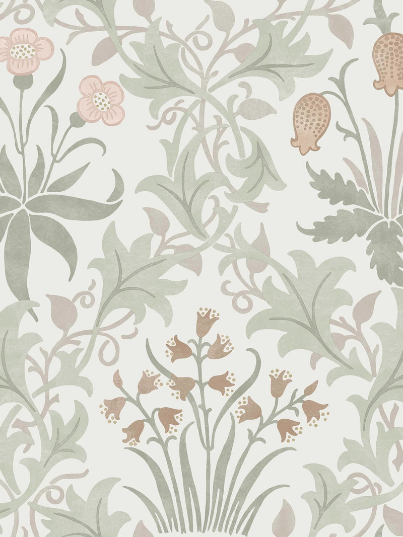 William Morris Celandine A4 wallpaper sample (British brand)