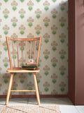 William Morris Hyacinth wallpaper sample Peony Sage A4 - British product