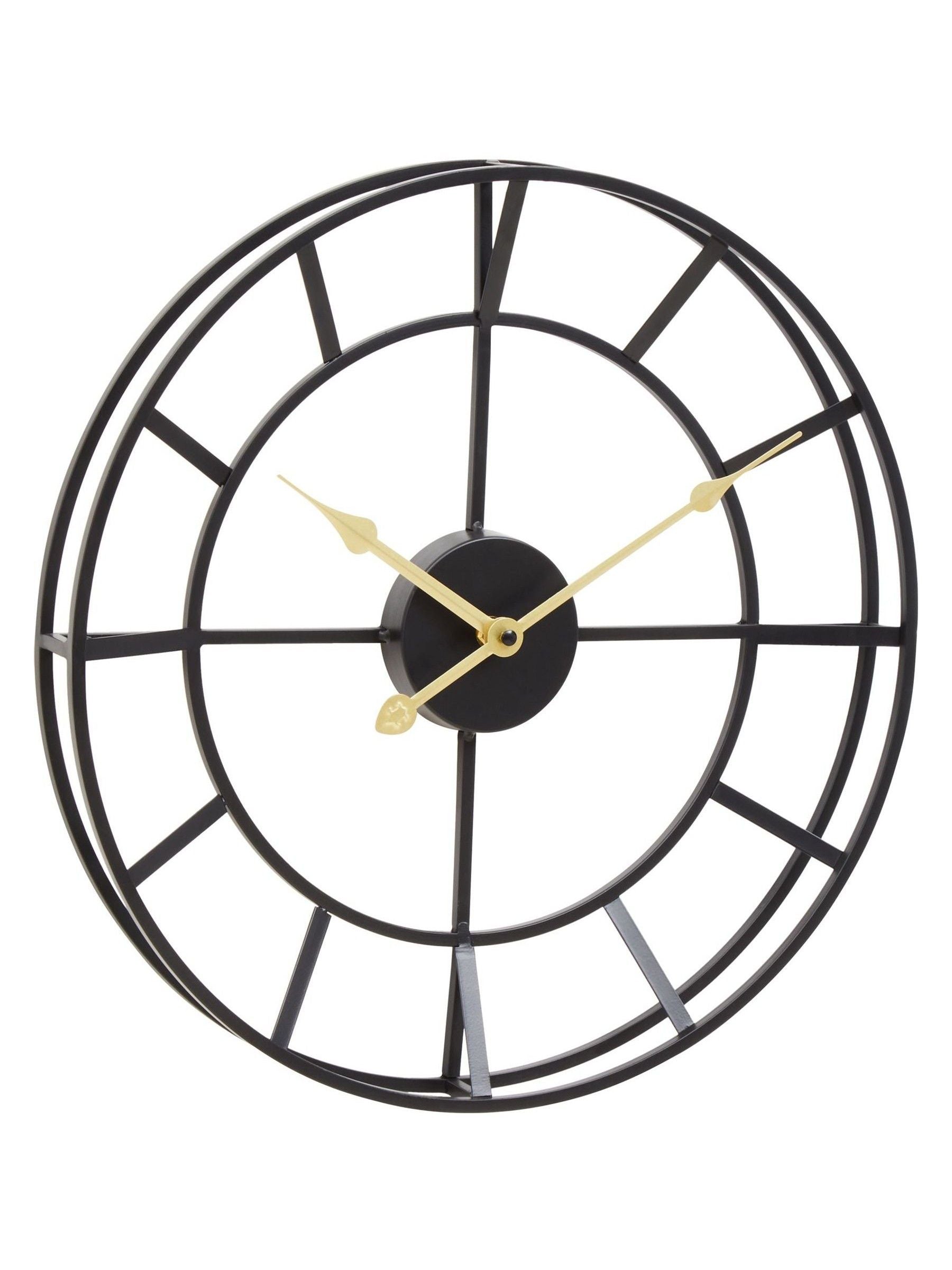 Fifty Five South Black Kent wall clock 40cm - British product
