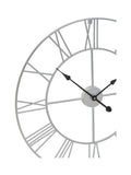 Fifty Five South Silver Genova wall clock 60cm - British product