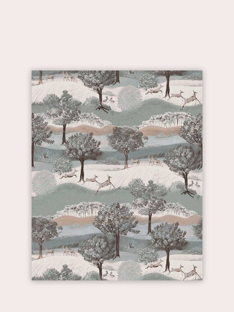 Laura Ashley Jade Green Hartingdon wallpaper 10m, UK version