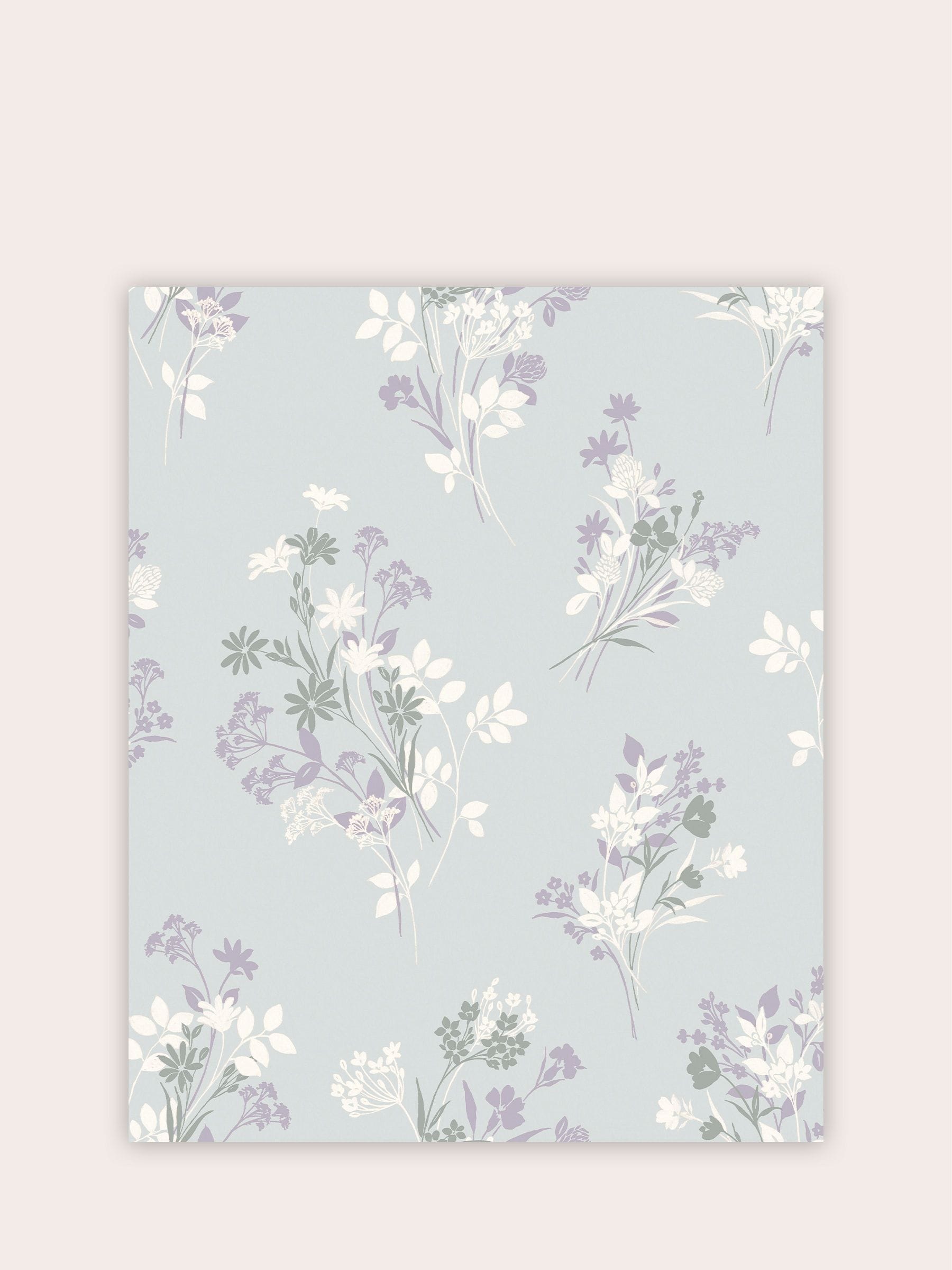 Laura Ashley wallpaper duck egg blue Igerna 10m, imported from the UK