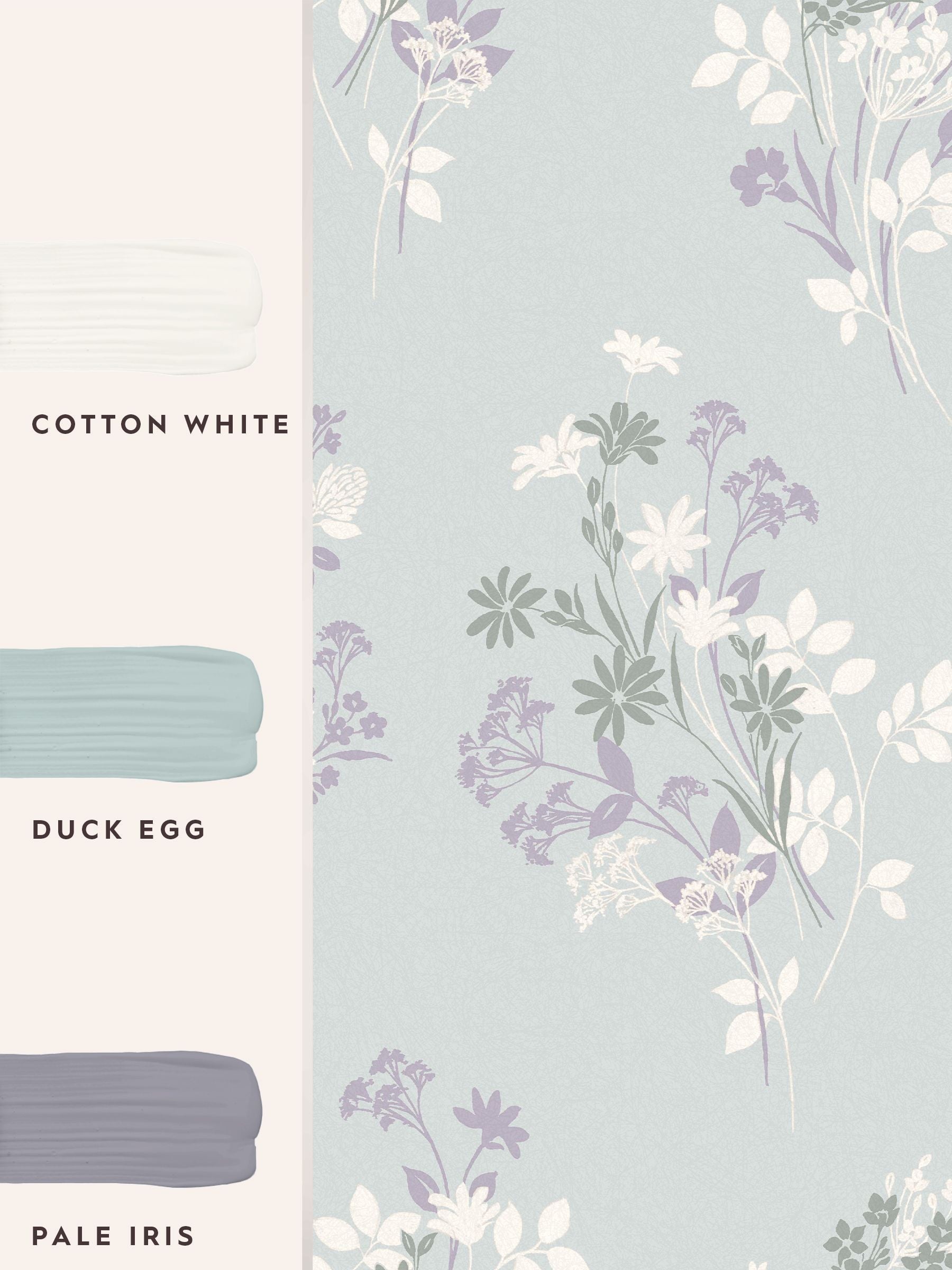 Laura Ashley wallpaper duck egg blue Igerna 10m, imported from the UK