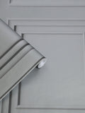 Laura Ashley Silver Redbrook Wood Panel wallpaper 10m, UK version
