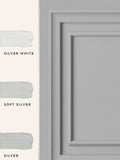 Laura Ashley Silver Redbrook Wood Panel wallpaper 10m, UK version