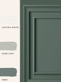 Laura Ashley Fern Green Redbrook Wood Panel 10M Wallpaper