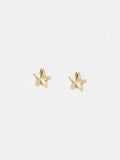 Oliver Bonas gold plated star stud earrings, imported from the UK