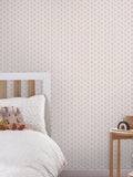 Laura Ashley lavender purple daisy wallpaper sample A4 (British brand)