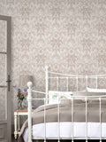 Laura Ashley Dove Grey Apolline A4 Wallpaper Sample Wallpaper Sample