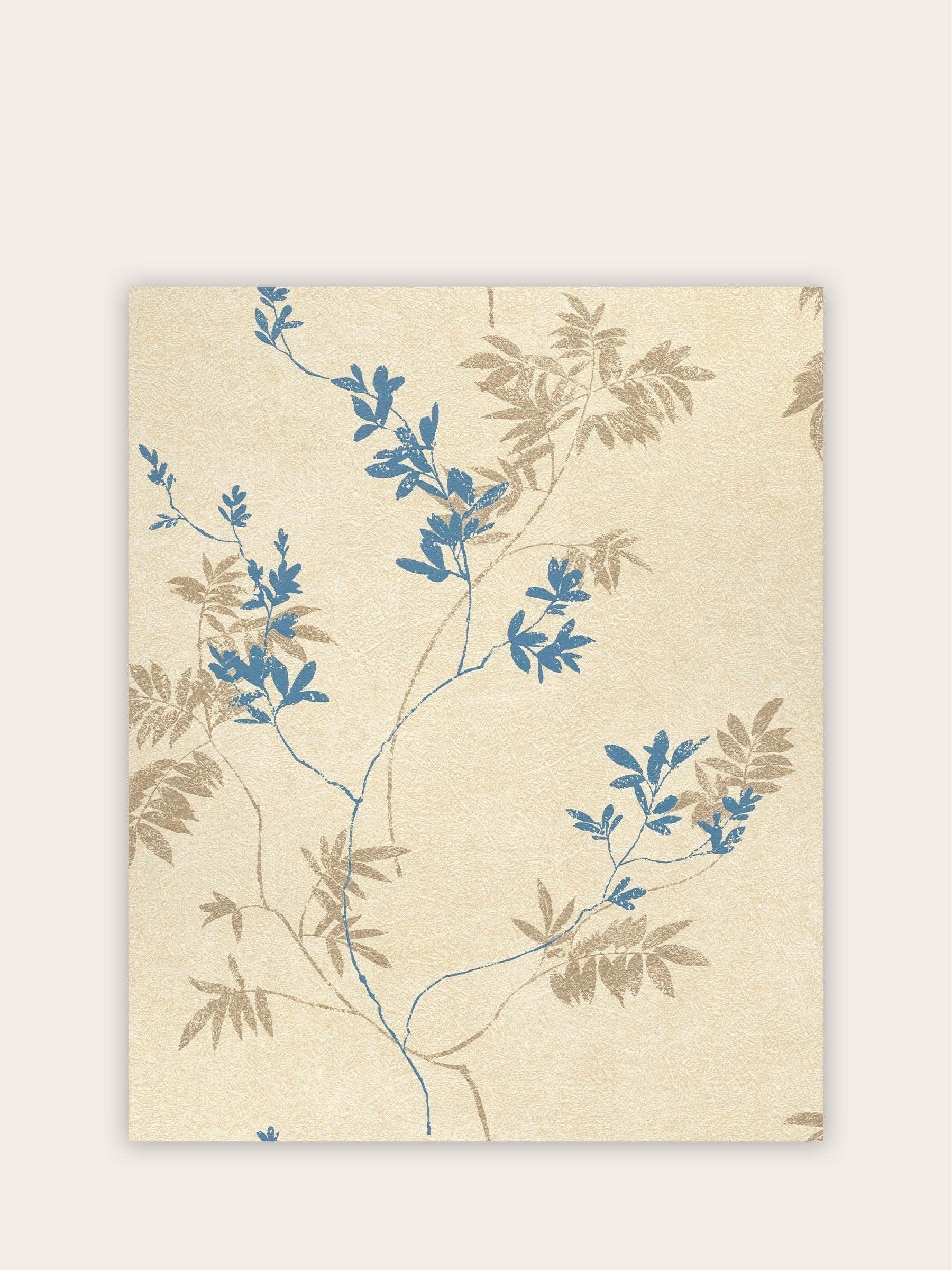Laura Ashley Gold Mari wallpaper sample A4, imported from the UK